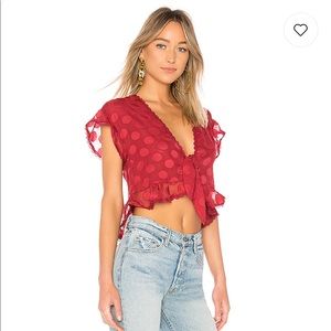 Tularosa Winnie Blouse in Poppy Dot ( host pick )
